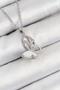 Steel Zircon Stone Butterfly Model Silver Color Women's Necklace