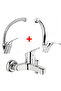 Mix Bathroom Faucet Sink Sink 3 Piece Set