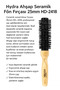 Wooden Handle Ceramic Blow Dry Brush 25mm Hd-2418 – Professional Hair Styling Brush