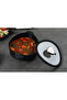 Apex Ceramic Pot with Glass Lid, Black, 20cm - 4
