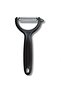 61961 Slingshot Type Laser Sharpened Vegetable and Fruit Peeler Black