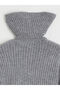 Polo Neck Women's Knitwear Sweater - 3