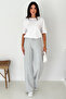 Women's Thick Thessaloniki Textured Loose Fit Trousers – Winter-Specific & Comfortable Style - 6