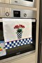 Decorative Kitchen Cotton Oven Towel Special Patterned Ethnic Model 35X50 cm Washable - 2