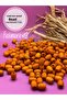 12X8 mm Orange Oval Pasta Wooden Beads Twisted Sleeve (50Gram114Pcs) Hole Diameter 3mm Macrame Jewelry