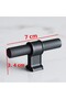 Metal Button Handle Single Screw Drawer Kitchen Furniture Cabinet Cupboard Handles Knob Black - 3