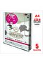 A4 (21X30) Wall Mounted Pocket Acrylic Document Rack Brochure Holder Foil Holder Set of 5