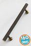 Furniture Kitchen Drawer Cupboard Cabinet Handle Knob Pulls 160 mm Antique Antique Yellow Metal