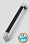 Furniture Kitchen Cabinet Drawer Cupboard Handles Cover Handle Knob Black 160 mm Metal Handle