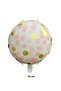 Pink Gold Polka Dot Round Foil Balloon 45 cm - 2
