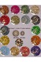 14 mm Mixed Color Wooden Beads Flat Ring Board (25 Gram 80 Pcs) Hole Diameter 8 mm Macrame Jewelry - 4