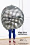 Giant Disco Ball Shaped Foil Balloon 50Inch 125cm