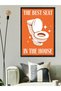 The Best Seat in the House One Piece Black Wooden Framed Painting