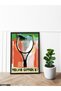 Roland Garros 87 One Piece Black Wooden Framed Painting - 2
