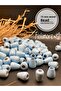 15 mm Blue Drop Oval Wooden Beads (50 Grams 48 Pieces) Hole Diameter 6 mm Macrame Bag Jewelry Design