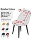 Lycra Velvet Chair Cover, Chair Cover, Washable Oval with Rubber - 2
