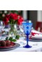 Crystal Decor Colorful Set of 6 Glasses, Water Glasses, Soft Drink Glasses