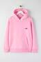Açık Pembe Sırt ve Ön Baskılı Kapüşonlu Oversize/Geniş Kalıp Örme Sweatshirt TWOAW26SW00042 - 6
