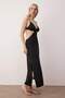 Black Window/Cut Out and Lace Detailed Capless Babydoll/Fantasy Nightgown Thmaw26Ll00004