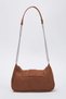 Tan Suede Trok Detailed Buckle Women's Medium Shoulder Bag Takss25Oc00010 - 3