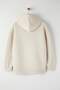 Taş Oversize/Geniş Kalıp Kapüşonlu İçi Polarlı Baskılı Büyük Beden Sweatshirt TBBAW26AO00025 - 7