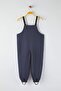 Indigo Düz Halter Yaka Regular Unisex Çocuk Yağmur Tulumu TKDAW26TU00001 - 5