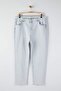 Buz Mavisi Yüksek Bel Slim Mom Denim Büyük Beden Jeans TBBAW24CJ00076 - 5