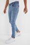 Men's Slim Fit Stretch Fabric Jeans Ice Blue - 3