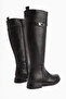 Kanako Black Accessorized Zippered Women's Short Heeled Boots - 3