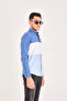 Partial Cotton Lycra Slim Fit Men's Shirt