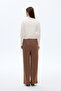 Heart Embroidered Buttoned V-Neck Knitwear Cardigan Ecru - 5