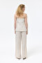 Elastic Waist Linen Trousers Natural - 5