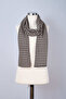 وشاح تريكو منقوش بنقشة Houndstooth - 4