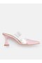 Amor Pink Heart Heels for Women - High Heels, 3 Inch Block Heel - 3