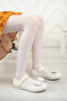 Eylül Thermo Non-Slip Sole Bow Tie Velcro Girls' Ballerinas - 3