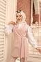 Brooch Detail Belted Vest Set - 2