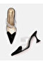 Amor Black Heart Heels for Elegant Evening - Women High Heels, 3 Inch Block Heel - 3