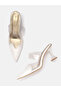 Amor White Heart Heels for Women - High Heels, 3 Inch Block Heel - 3