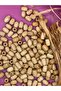 12X8 mm Varnished Oval Pasta Wooden Beads Twisted Sleeve (50 Gram 114 Pcs) Hole Diameter 3mm Macrame Jewelry - 3