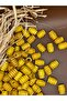 16X12 mm Yellow Oval Pasta Wooden Beads Twisted Sleeve (50 Gram 58 Pcs) Hole Diameter 5 mm Macrame Jewelry - 3