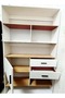 Multipurpose Multi-Tier Wooden Bookshelf Large Storage Display Rack with Drawers - 3