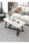 Modern Multifunction Nordic Design Rectangular Steel Frame Sofa Center Table