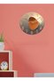 Decorative Round Quartz Silent Analog Large Font Numeral Wall Clock with Glass Cover for Bedroom Hom - 3
