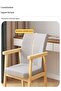 Multifunction Mid Century Modern Dining Chair Armrest Side Upholstered Accent Chair Cushioned Sofa D - 3