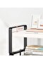 1-Piece Multipurpose Desktop Bookshelf Bookend Magazines Storage Rack Metal Bookcase Desk Organizer - 3