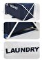 Modern Design Foldable Large Capacity Laundry Basket Clothes Storage Bag with Handles and Brackets - 2