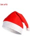 8 Pieces Santa Claus Party Decoration Hat 27x27x36 cm