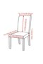 Floral Design Dining Room Wedding Banquet Large Elastic Chair Slipcover High Back Stretchable Chair - 3