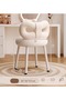 Modern Minimalist Design Single Sofa Comfy Fluffy Vanity Chair - 4