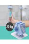 1 Piece Wall Mounted Clip Mop Organizer - 4